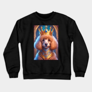 Poodle Dog Art Crewneck Sweatshirt